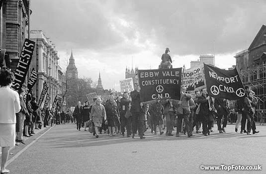 My first political excursion. The CND Aldermaston March reaches London, 1966